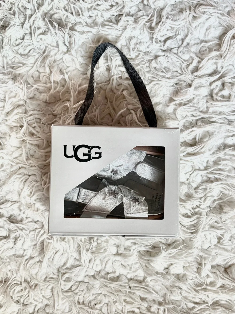 UGG Silver girls toddler’s Sandal
